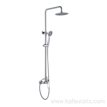 Economic Black Chrome Plated Shower Head Set